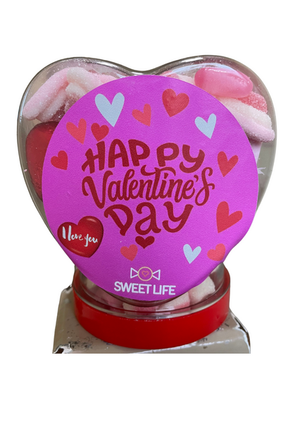 Happy Valentine's Heart Jar (Approx 350g)